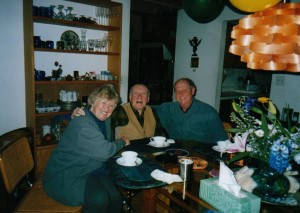 Barbara, Heinz and Alan at Rattlesnake Hill. Nov 15, 2001